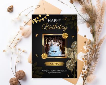 Birthday Party Invitation Template, Digital Holiday Party Invite, Colorful Invitation Card, Kids Birthday Party, Rainbow Party Decor