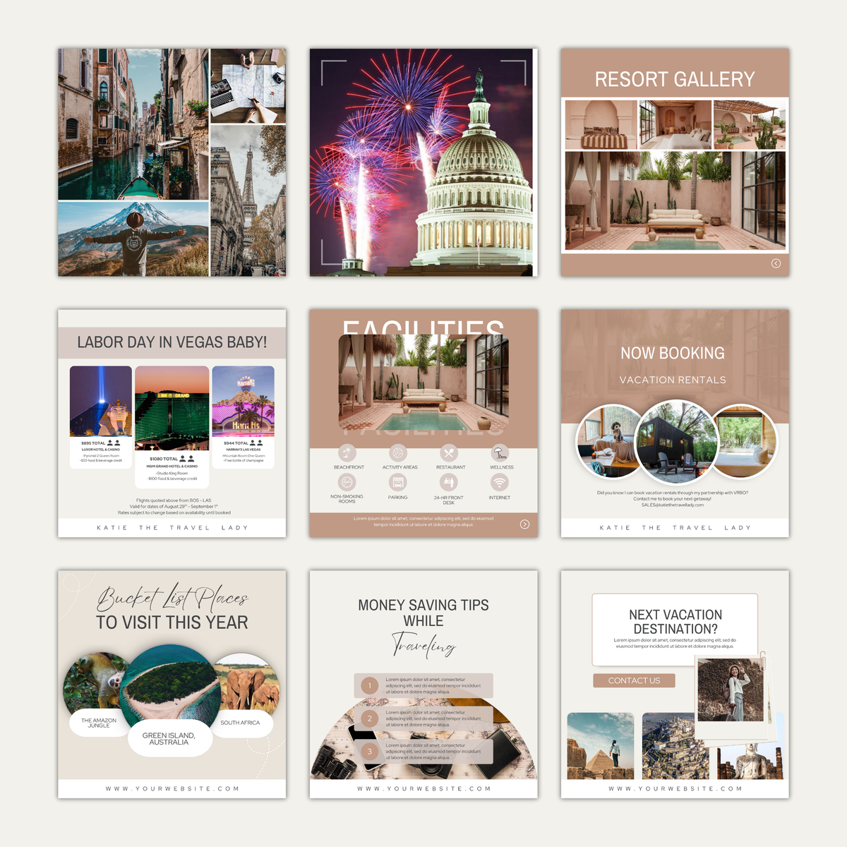 Travel Agent Instagram Posts, Social Media Content, Travel Agent Flyer, Travel Guide, Instagram Engagement Posts